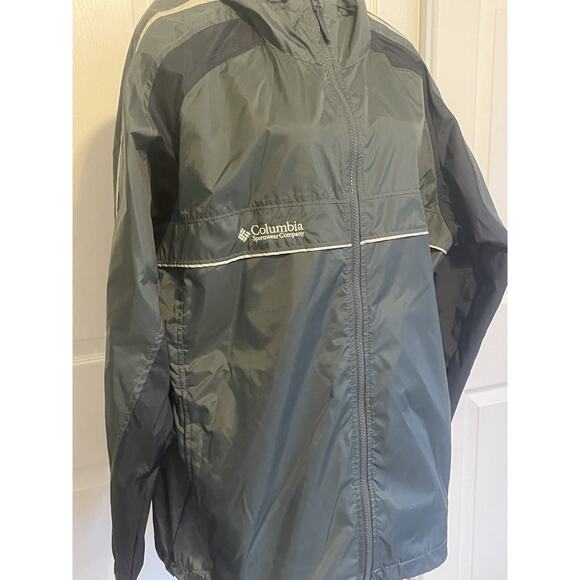 00'S Columbia Nylon Parka | Men's Size Large / Gray Charcoal | No Stains Y2K - Picture 1 of 10